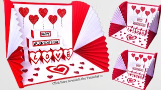 Valentines day Special card easy ❤️ valentines day Gift  valentines day card valentinesdaycard [upl. by Savanna]