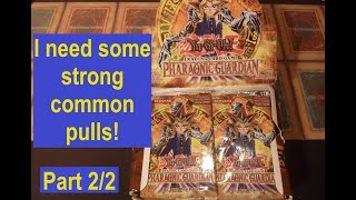 Strong second half Yugioh Pharaonic Guardian booster box opening [upl. by Ynabla]