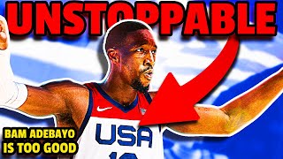 Bam Adebayo is the Most ESSENTIAL Player on Team USA  Olympics Film Study [upl. by Lotsyrk]