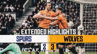 JIMENEZ COMPLETES THE TURNAROUND  Tottenham Hotspur 23 Wolves  Extended highlights [upl. by Parent]