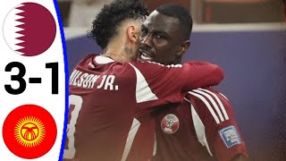 Qatar vs Kyrgyzstan 31 All Goals and Extended Highlights [upl. by Anned627]