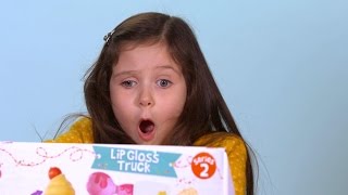 Out of the Box with Violet Unboxing the Num Noms Lipgloss Truck [upl. by Minnie394]