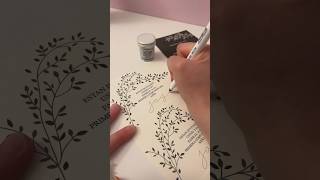 How to emboss invites howto lettering calligraphy cuteideas embossing embossed papercraft [upl. by Ydnelg]