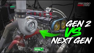 Precisions 6870 Next Gen VS Gen 2 Turbocharger  2JZ Engine Dyno Testing [upl. by Aiki]