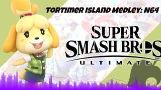 ★Tortimer Island Medley •N64 Soundfont Remix•  Smash Bros for 3DS × Wii U [upl. by Alyled]