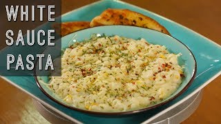 Pasta in White Sauce  How to make Pasta in White Sauce  Meghnas Food Magic [upl. by Hamilah927]