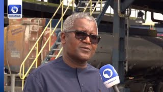 Dangote Speaks On Petrol Price Says Fuel Can Hit Stations In 48hrs [upl. by Irved831]