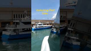 Maneuvering for Undocking Pier1 sailingship shortvideo travel sailor ship [upl. by Nicolau659]