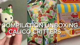 Compilation the best unboxing Calico critters asmr [upl. by Esmond]