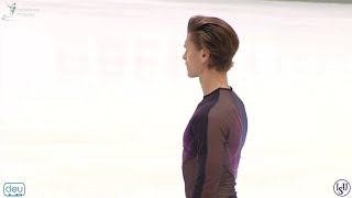 Deniss Vasiljevs – 2024 Nebelhorn Trophy SP [upl. by Hadley410]