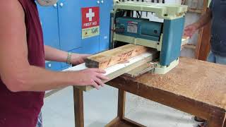 Flatten your Boards with a simple Thickness Planer JIG [upl. by Heurlin]