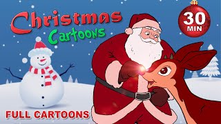 CLASSIC CHRISTMAS CARTOONS • w Santa Claus Bugs Bunny Rudolph The RedNosed Reindeer [upl. by Ecarret]