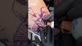 Detailing with 9RS tattoo tattooartist [upl. by Reginald]