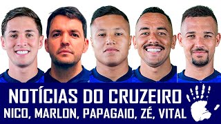 NOTÍCIAS DO CRUZEIRO LARCAMON MARLON PAPAGAIO VITAL ZÉ IVALDO E SEMIFINAL EM IPATINGA  LIVE [upl. by Towne]