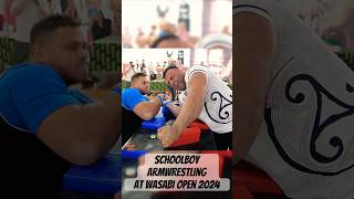 Schoolboy Armwrestling at Wasabi Open 2024 arm wrestling sports [upl. by Namyac]