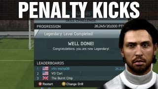 FIFA 14 Penalty Kick Skill Game Tutorial  Legendary Score Tips amp Tricks  How to Aim [upl. by Esch]