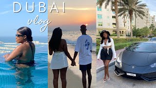 Dubai Vlog  Baecation Burj Khalifa Lamborghini Jet Ski Birthday JVC [upl. by Adniram]