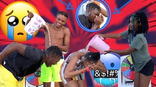 “Extreme Spin The Mystery Wheel Challenge”🤯 1 SPIN  1 DARE😨 FT TISHANE AND KEIMBA PT 2 [upl. by Burg]