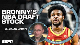 Woj amp Bobby Marks give the latest on Bronny James NBA Draft stock  NBA Today [upl. by Felice904]