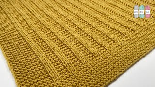 How to Knit the quotStanleyquot Baby Blanket [upl. by Celine525]