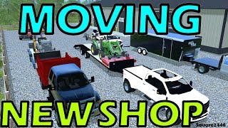 Farming Simulator 17  Moving To The New Lawn Care Shop [upl. by Par349]