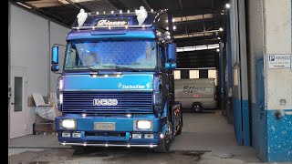 4k Iveco Turbostar 48 V8 Extreme Sound Team Diezzo [upl. by Roeser583]