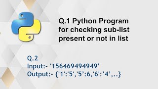 Coding Questions Python Python Interview Preparation Interview Questions and Answers [upl. by Okiruy]