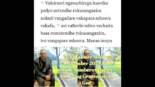 Fr Makamure Monday 25 November 2024Bible Study Numbers Chapter 18 Giving Generously to God [upl. by Alessandro]