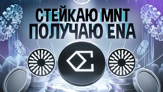 Стейкинг Вложил MNT  Получу ENA Инструкция по заработку [upl. by Margaretta]