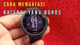 Replace Garmin Forerunner 45 battery [upl. by Ayekal]