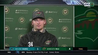 Wilds Kaapo Kahkonen on 17 saves in relief [upl. by Rentsch222]