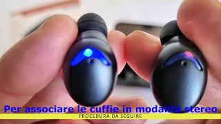 Cuffie Jestes ® JSX  Configurazione per accoppiamento modalità stereo [upl. by Bartram]