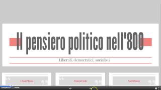 Il pensiero politico dell800 [upl. by Shayn]