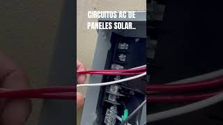 CIRCUITOS AC DE PANELES SOLAR SHORTS [upl. by Merrel211]