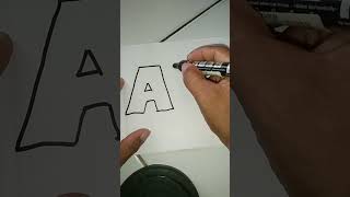 Cara pemula membuat lettering huruf tulisantangan fypシ゚viral subscribers tutotial letterhead [upl. by Eward]