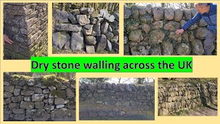 Dry stone walling styles [upl. by Tilford]