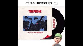 Téléphone  Ca cest vraiment toi tuto guitare [upl. by Relyhs92]