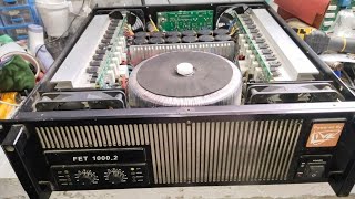 LIVE FET 10002 POWER AMPLIFIER WALANG SOUND WALANG TUNOG PAANU AYUSIN [upl. by Chaney]