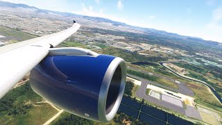 Scenic Departure  A330neo TOGA takeoff out of Bogotá Microsoft Flight Simulator [upl. by Clarisa]