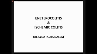 Enterocolitis amp Ischemic Colitis  Pathology [upl. by Pavkovic]