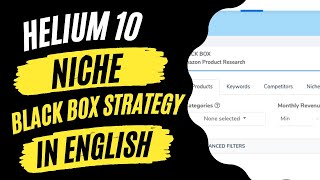 Helium 10 Niche Finder KDP FREE BLACK BOX MAGIC TRICK [upl. by Tybi]