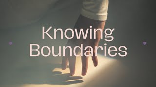 KNOWING BOUNDARIES a lean start up project idea [upl. by Hyman]