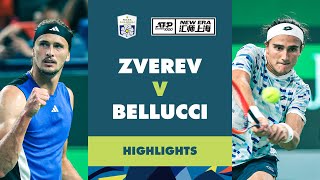 Alexander Zverev vs Mattia Bellucci Highlights  Rolex Shanghai Masters 2024 [upl. by Furiya939]