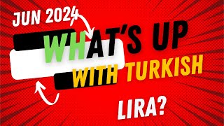 Whats up with Turkish lira today Exchange rate Living in Antalya June 2024 [upl. by Ahsilyt]