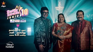 Super Singer Junior 10  Grand Launch  16th amp 17th November 2024  Promo 1 [upl. by Edrahs]