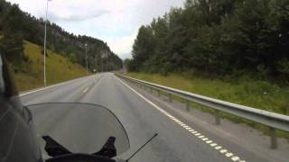 road2view  Norway  E6 along lake Mjøsa [upl. by Akcirehs779]