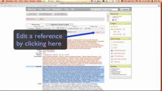 Using RefWorks to create an annotated bibliography  Goddard College [upl. by Zere]