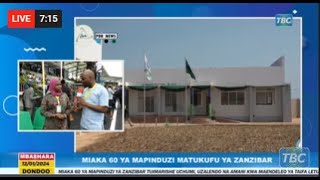 🔴TBCLIVE MAADHIMISHO YA MIAKA 60 YA MAPINDUZI MATUKUFU YA ZANZIBAR [upl. by Aihsotal]