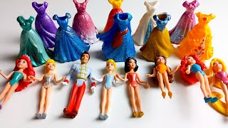 Disney Princess Doll Makeover  DIY Miniature Ideas for Barbie  Wig Dress Faceup and More DIY [upl. by Jaylene]