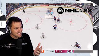 NHL 22 OVERHEAD GAMEPLAY FIRST LOOK [upl. by Aizitel852]